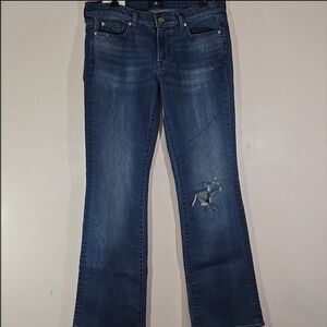 7 For All Mankind The Original Bootcut 080 Blue Denim Jeans size 31